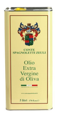 5 Liter Olivenöl "Extra Vergine"  Filtriert - CONTE SPAGNOLETTI ZEULI